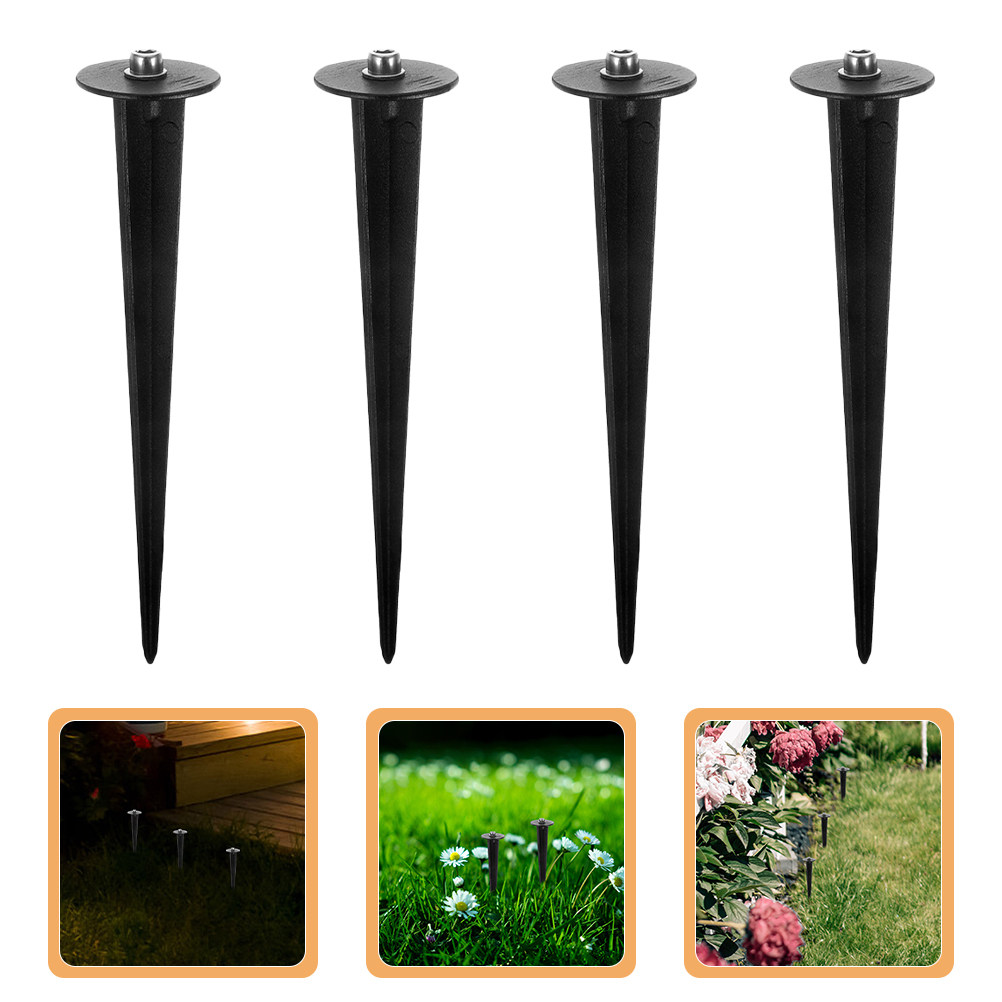 เสาเสียบดิน 4 ชิ้นสำหรับไฟสวนก - Christmas Lights Outdoor บทวิจารณ์และราคา