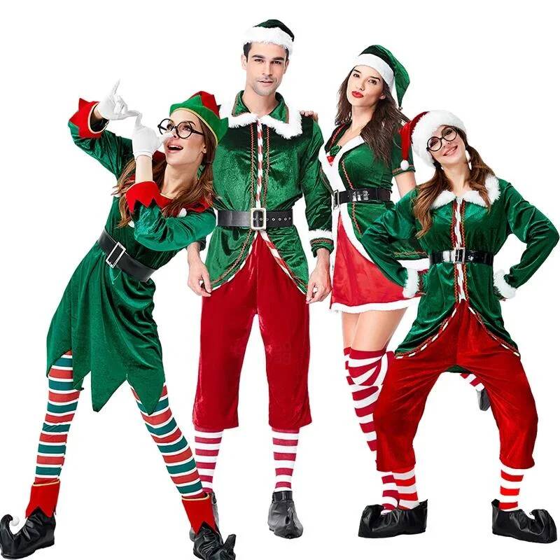 ชุดคอสเพลย์ซานตาคลอส ชุดแฟนซีค - Elf Costume Christmas บทวิจารณ์และราคา
