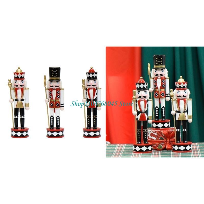 R53F ไม้คริสต์มาส Nutcrackers  - Nutcracker Figurine บทวิจารณ์และราคา