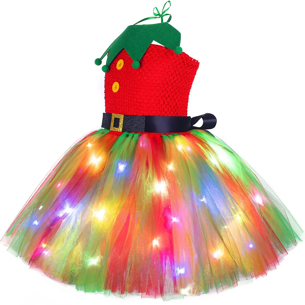 ชุดกระโปรงบัลเลต์คริสต์มาสสีแด - Elf Costume Christmas บทวิจารณ์และราคา