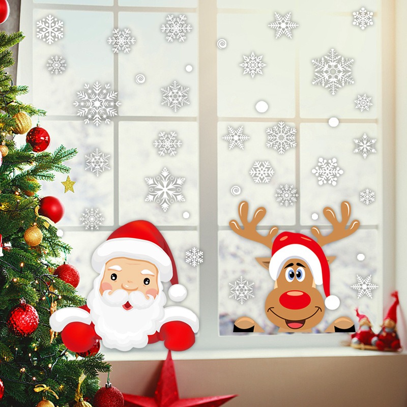 สติกเกอร์ติดหน้าต่างลายการ์ตูน - Snowflake Window Decal บทวิจารณ์และราคา