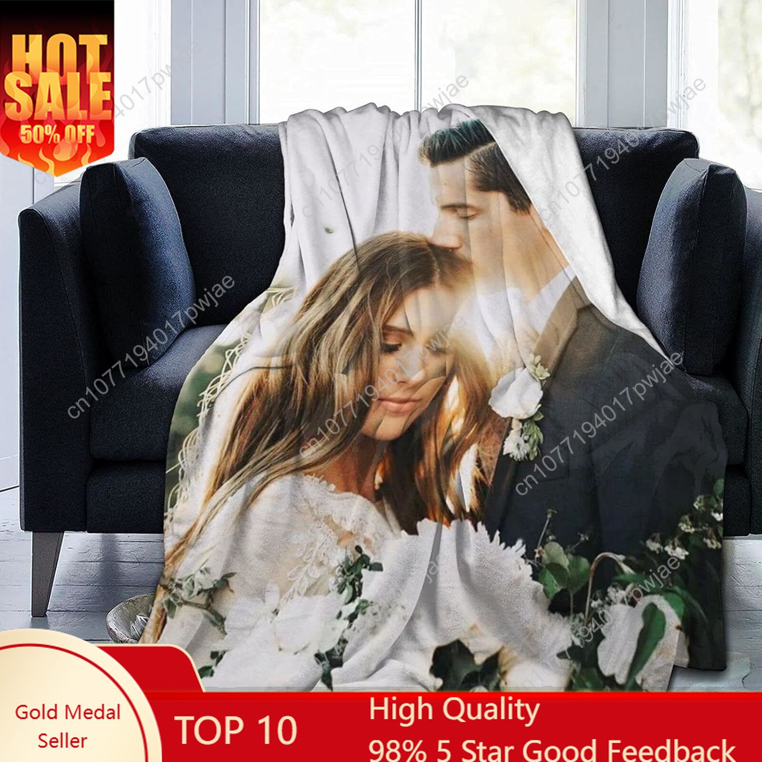 ผ้าห่มสั่งทำพิเศษพร้อมรูปภาพแล - Christmas Throw Blanket บทวิจารณ์และราคา