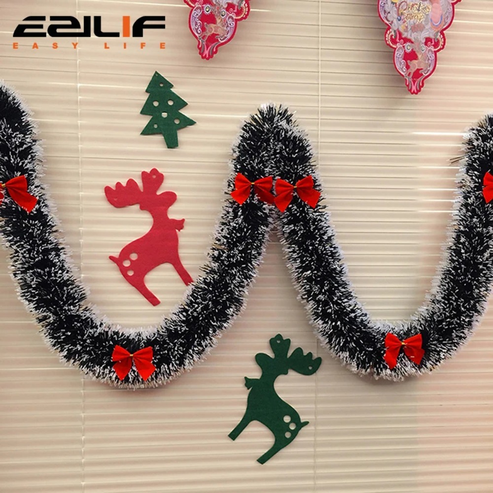 พวงมาลัยคริสต์มาสประดับด้วยไฟ  - Tinsel Garland Decoration บทวิจารณ์และราคา