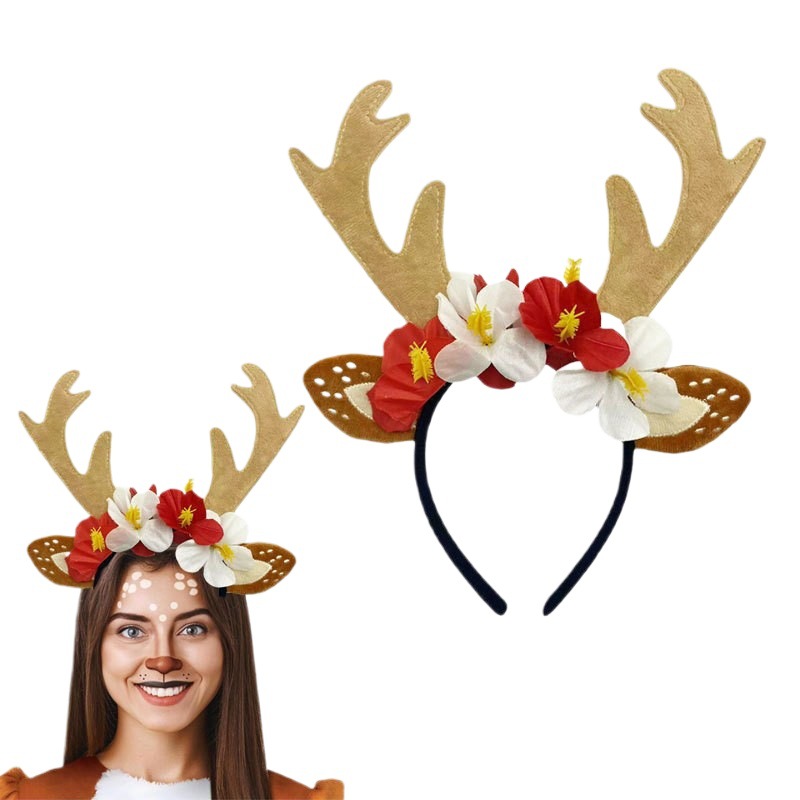 ชุดคอสตูมกวางเรนเดียร์ กระโปรง - Reindeer Antlers Headband บทวิจารณ์และราคา