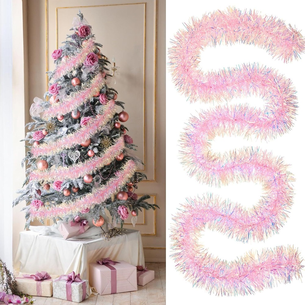 2M/9CM แถบตกแต่งคริสต์มาส แถบห - Tinsel Garland Decoration บทวิจารณ์และราคา