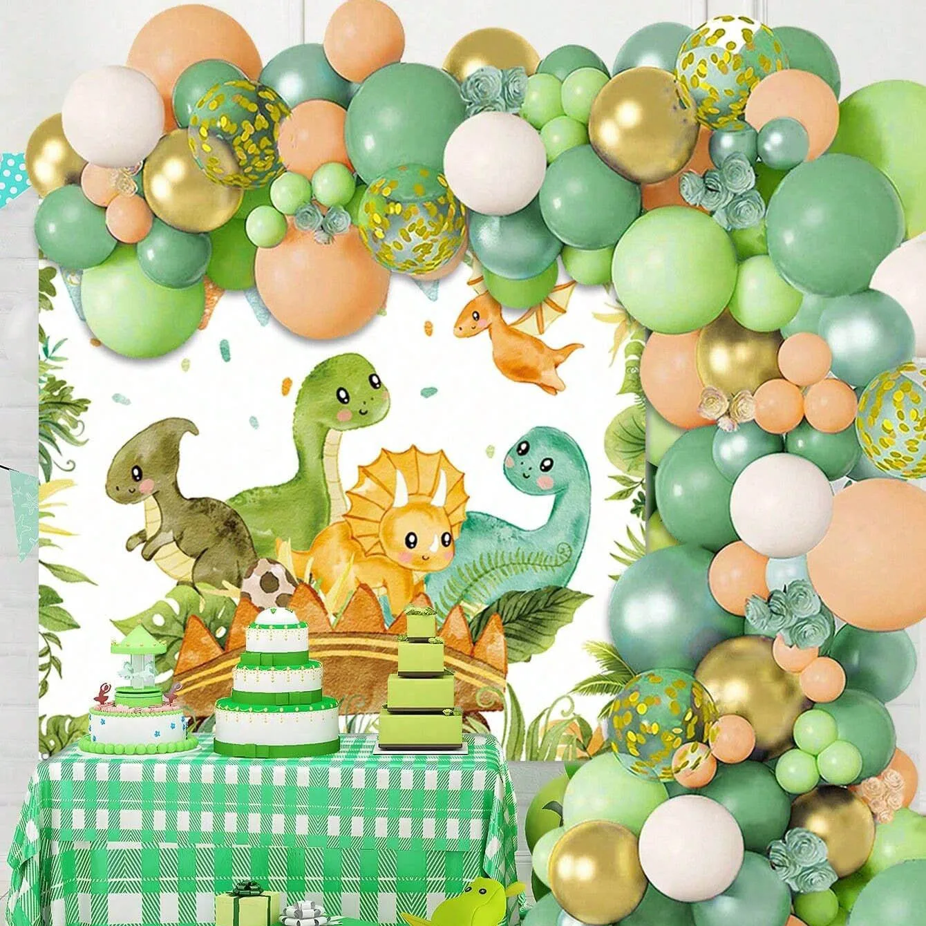 ชุดลูกโป่งไดโนเสาร์สำหรับงานวั - Tinsel Garland Decoration บทวิจารณ์และราคา
