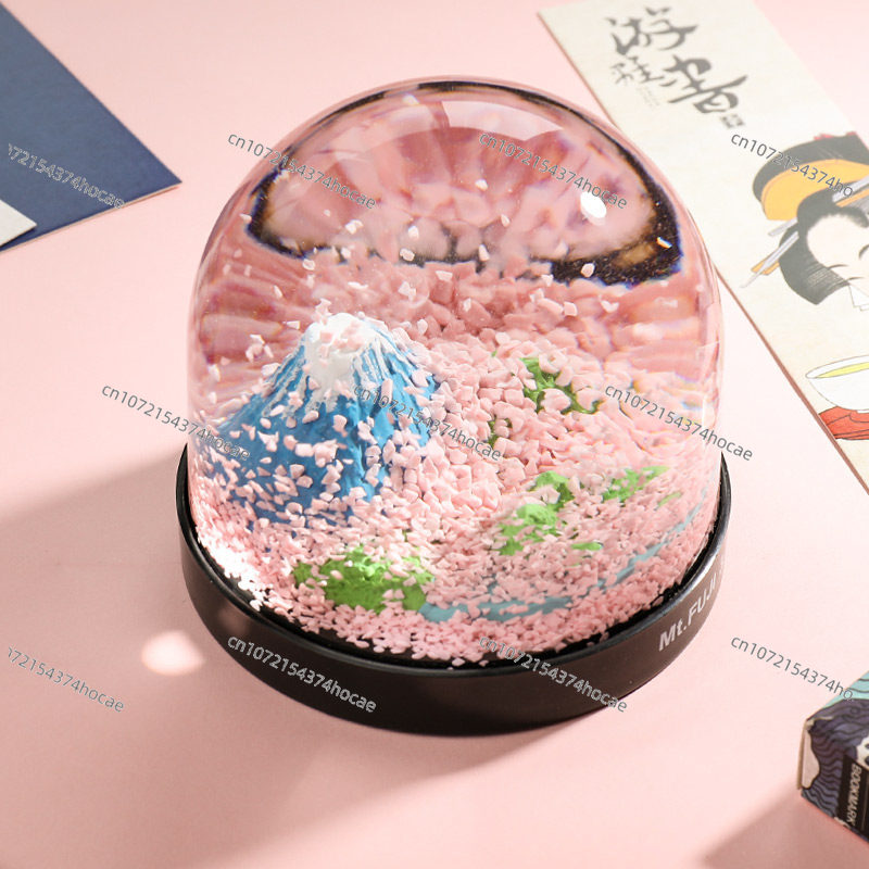 ลูกบอลหิมะคริสตัลรูปภูเขาไฟฟูจ - Snow Globe Musical บทวิจารณ์และราคา