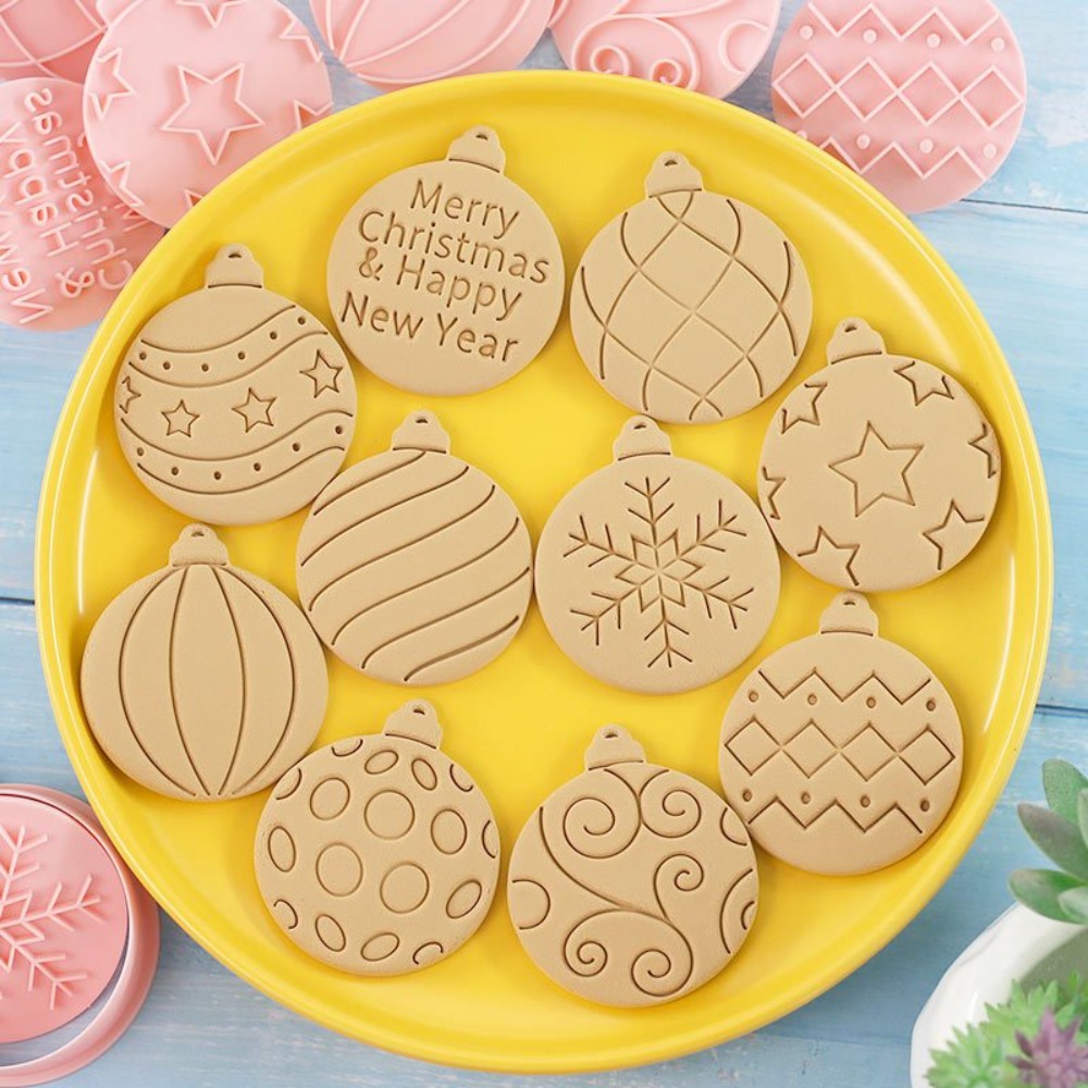 ชุดตัดคุกกี้ลายคริสต์มาส 11 ชิ - Ornament Ball Set บทวิจารณ์และราคา
