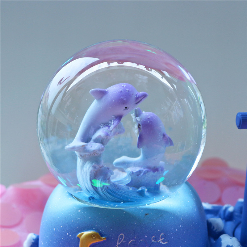 กล่องดนตรีคริสตัลรูปนาฬิกาทราย - Snow Globe Musical บทวิจารณ์และราคา