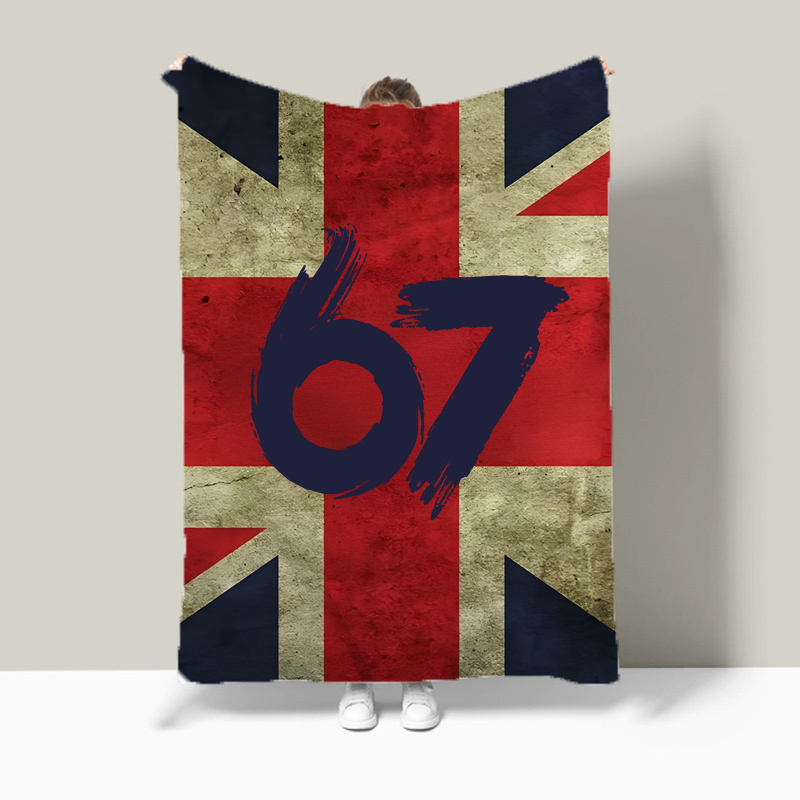 ผ้าคลุมเตียง/โซฟา/ผ้าห่มลายธงช - Christmas Throw Blanket บทวิจารณ์และราคา
