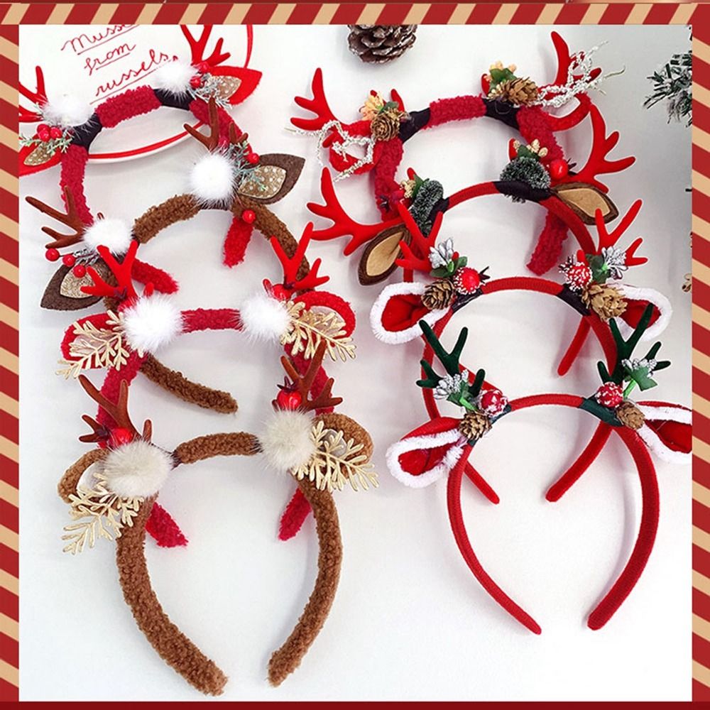 ที่คาดผมตกแต่งคริสต์มาส ที่คาด - Reindeer Antlers Headband บทวิจารณ์และราคา