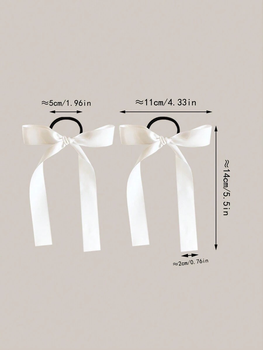 2 ชิ้น/เซ็ต เครื่องประดับผมโบว - Ribbon Bow Gift บทวิจารณ์และราคา
